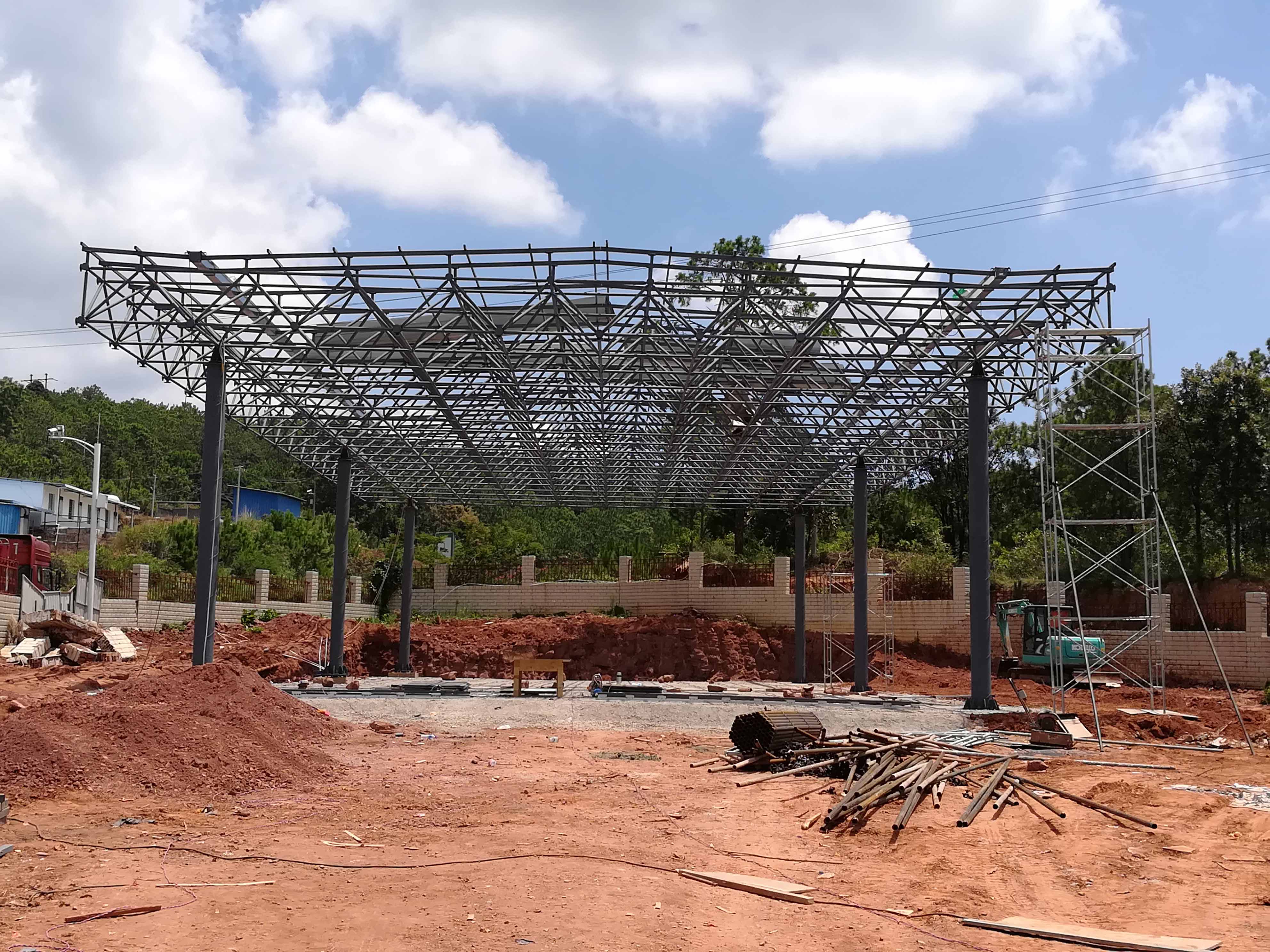 安庆加油站网架屋面