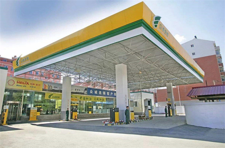 安庆加气站钢结构网架案例7