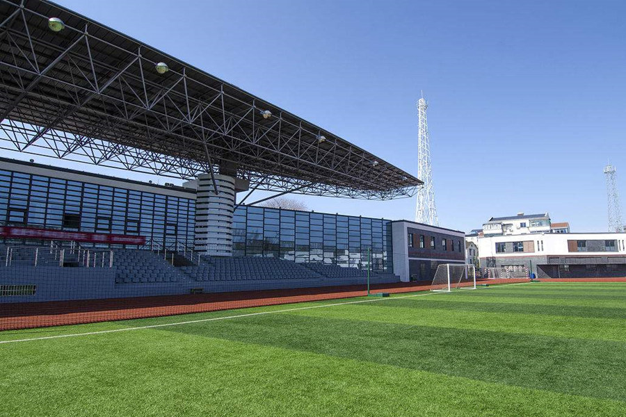 安庆体育场看台网架工程